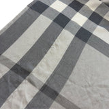 Burberry Grey Check Scarf