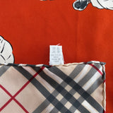 Burberry Novacheck Turtle Silk Scarf