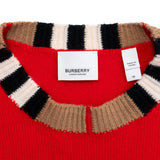 Burberry Check Trim Knit Sweater - Men's M