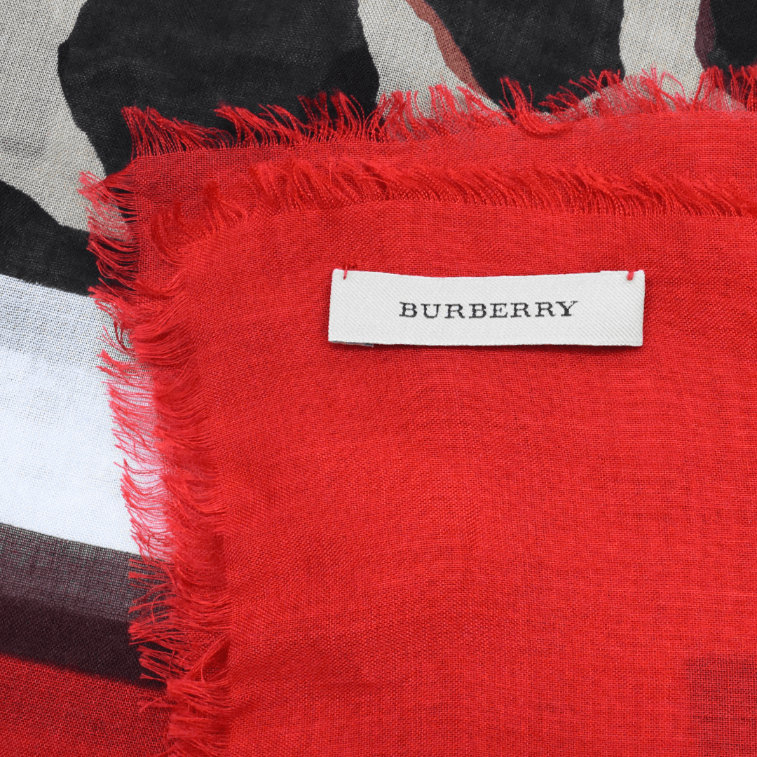 Burberry Cheetah Scarf - Fashionably Yours