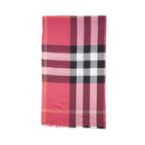 Burberry Pink Check Scarf