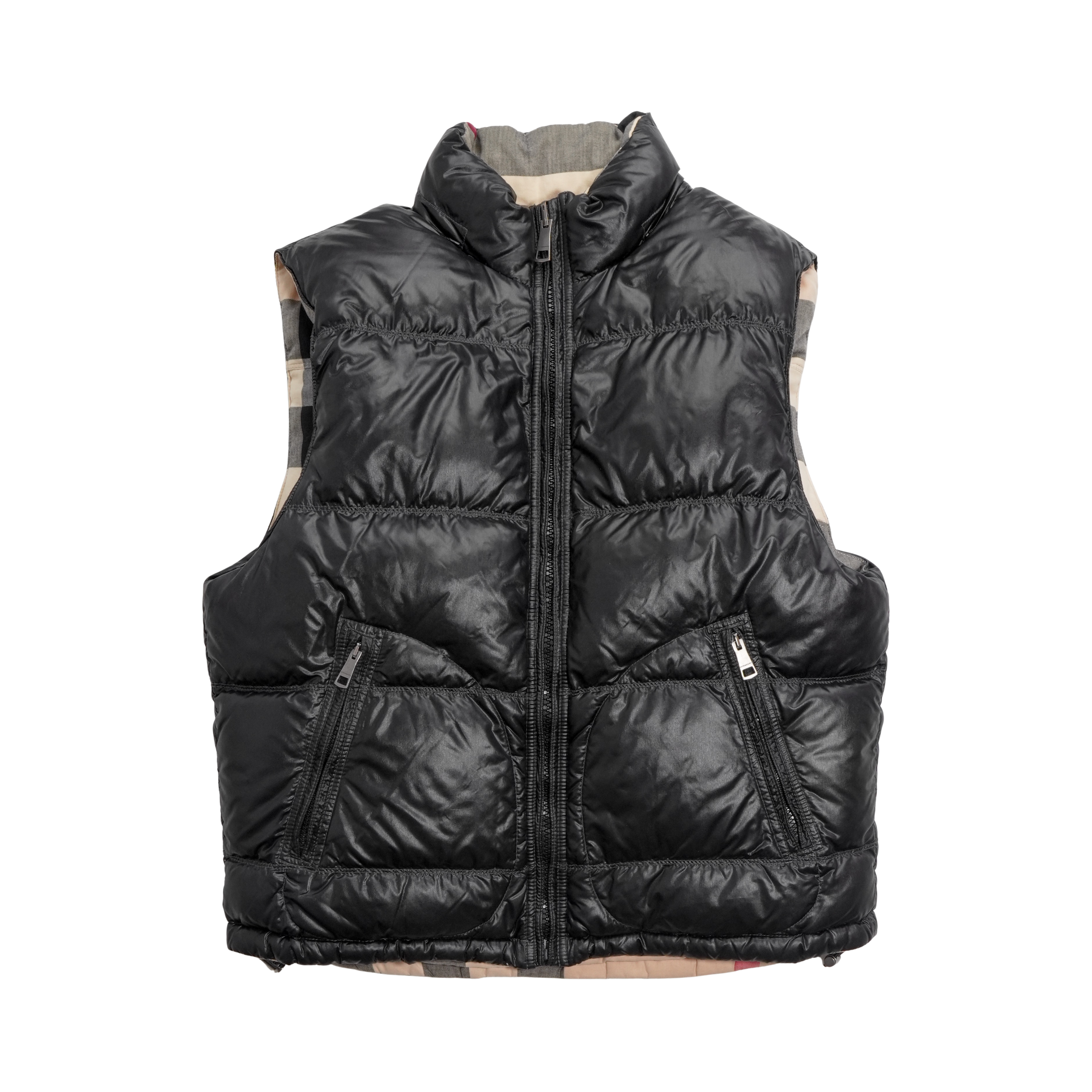 BURBERRY BRIT 　バーバリー　 キルティングベスト　XL Burberry Brit Reversible Puffer Vest - Men's XL