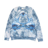 Burberry Tie-Dye Shark Sweater - Women's XL