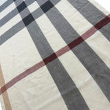 Burberry White Check Scarf