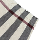 Burberry White Check Scarf