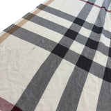 Burberry White Check Scarf