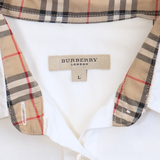 Burberry Quarter Sleeve Dress Shirt - Women's L