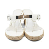 Burberry Wedge Thong Sandal - Women's 7