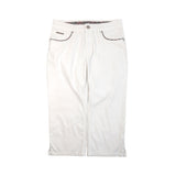 Burberry White Capris - Women's 36