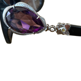 Bvlgari Limited Edition Swarovski Crystal Sunglasses