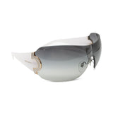 Bvlgari '651-B' Shield Sunglasses