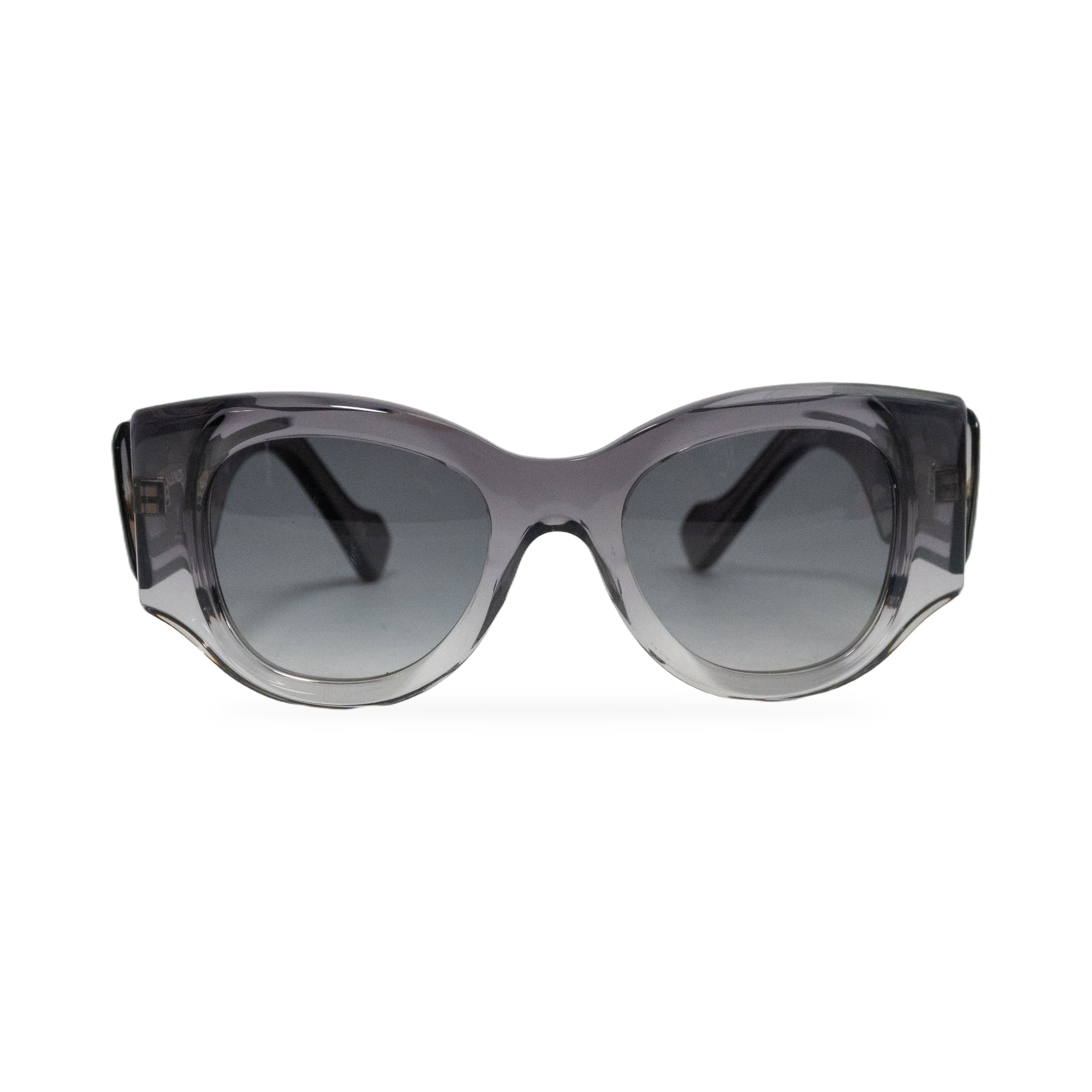 Balenciaga Grey Sunglasses front