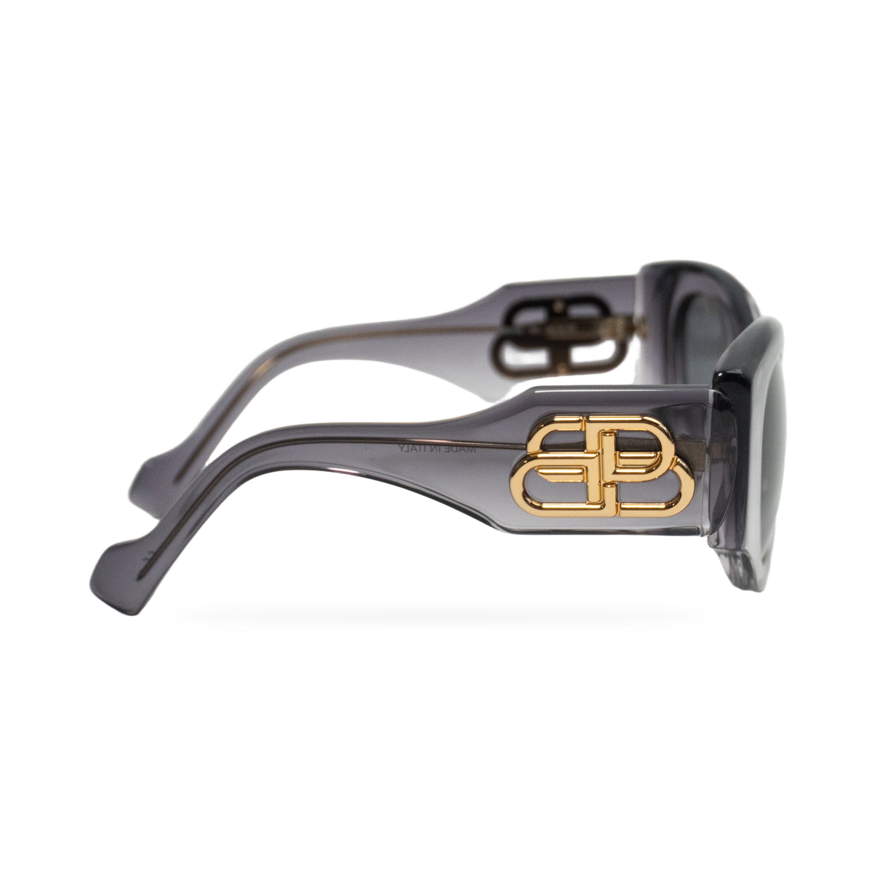 Balenciaga Grey Sunglasses side 2