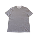Brunello Cucinelli Grey Contrast Collar T-Shirt Front