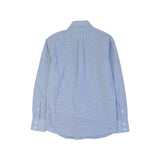 Brunello Cucinelli Light Blue Gingham Shirt Back