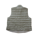 Brunello Cucinelli Olive Quilted Vest Back