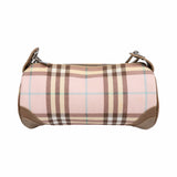 Burberry 'Pink Nova Check Barrel Bag'