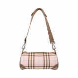 Burberry 'Pink Nova Check Barrel Bag'