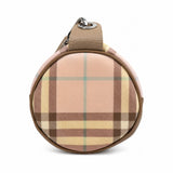 Burberry 'Pink Nova Check Barrel Bag'