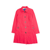 Burberry Blue Label Pink Trench Jacket - Women's 38