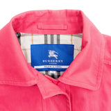 Burberry Blue Label Pink Trench Jacket - Women's 38