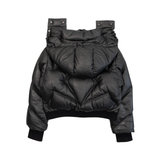 Camellia Quilted Leather Bomber Jacket - Women's S