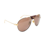 Cartier 'Santos' Aviator Sunglasses