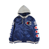 Supreme x Champion Hooded Varsity Jacket - Men's M