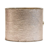 Chanel Rose Gold Leather Hinged Bracelet