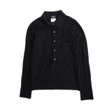Chanel 'Uniform' Wool Polo Shirt - Women's XS