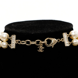 Chanel 'CC' Double Strand Pearl Choker