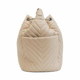 Chanel Chevron Quilted Bucket Bag