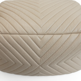 Chanel Chevron Quilted Bucket Bag