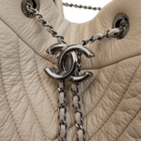 Chanel Chevron Quilted Bucket Bag