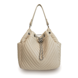 Chanel Chevron Quilted Bucket Bag