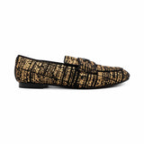 Chanel Metallic Tweed Loafers - Women's 39