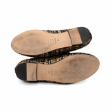 Chanel Metallic Tweed Loafers - Women's 39