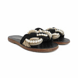 Chanel 'Cuba Rope Pearl' Sandals - Women's 37