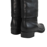 Chanel Calf-High Boots - Women's 38