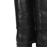 Chanel Calf-High Boots - Women's 38