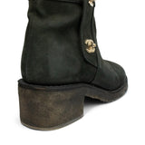 Chanel Turn Lock Ankle Boots - Women's 36