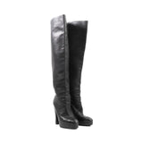 Chanel Logo Over-the-Knee Boots - Women's 39