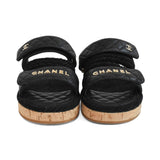 Chanel Quilted Sandals - Women's 38