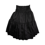 Chanel Tiered Silk Skirt - Women's 36