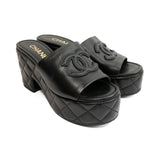 Chanel Platform Mules - Women's 38
