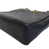 Chanel Quilted Caviar Tote Bag