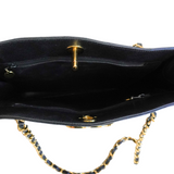 Chanel Quilted Caviar Tote Bag