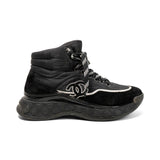 Chanel 'CC Logo High Top Trainers' - Women's 37