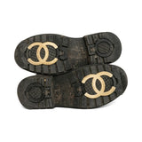Chanel 'Interlocking CC' Puffer Boots - Women's 37