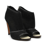 Chanel Peep-Toe Booties - Women's 37.5